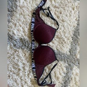 Maroon PINK wear everywhere Bra 34C